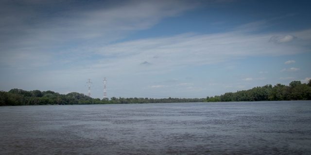 Widok na Wisłę w okolicach Łomianek